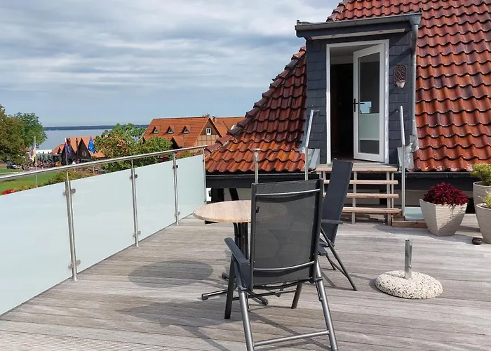 公寓 Dornbusch Mit Blick Aufs Steinhuder Meer, Parkplatz Inklusive 施坦胡德